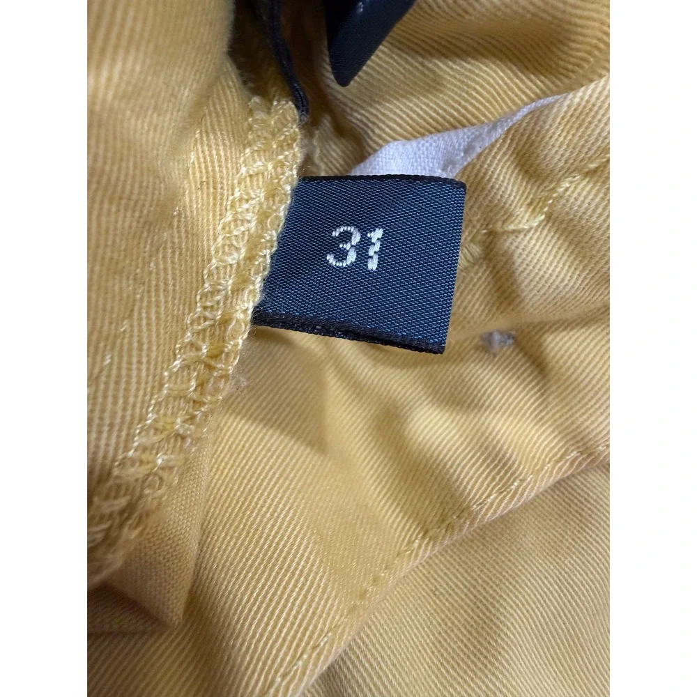 Polo Ralph Lauren Prospect Short Mens 31 Yellow Cotton Chino Twill